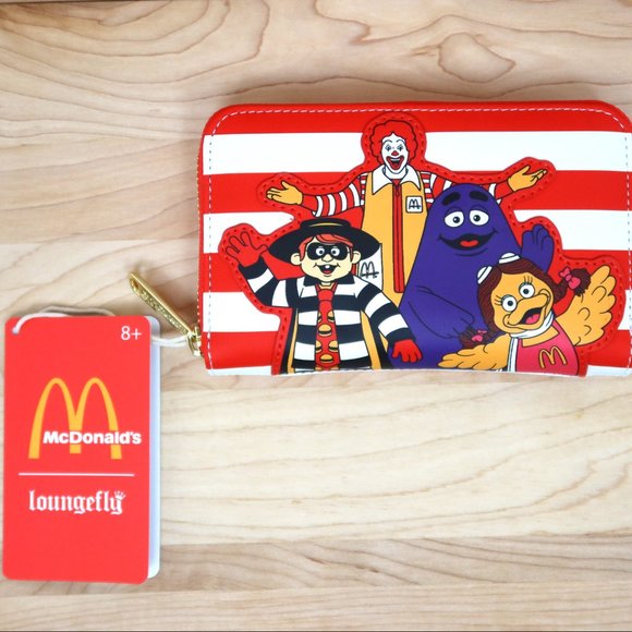 Loungefly Bags Loungefly Mcdonalds Ronald Mcdonald And Friends Zip